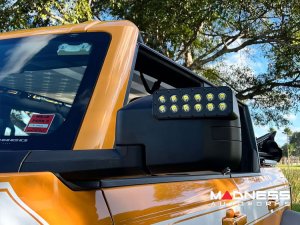 Ford Bronco Light Upgrade - Ditch Light Mirror Mount - Oracle Ford Bronco Light Upgrade - Ditch Light Mirror Mount - Oracle